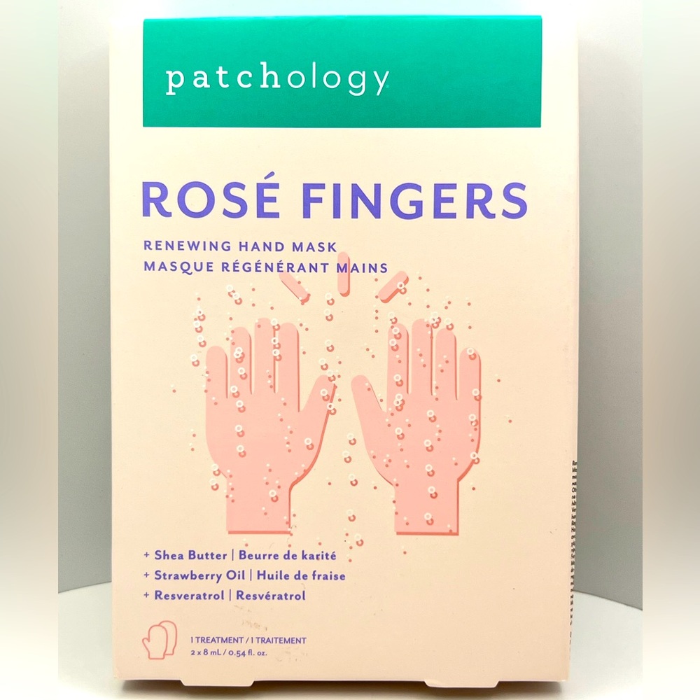 🦋$8 ~ Patchology ~ Rosé Fingers - Renewing ~ Hand Mask ~ NEW